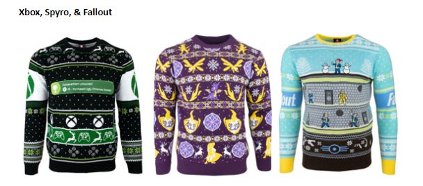 PR Official geeky Xmas knitted sweaters revealed just in time for Halloween