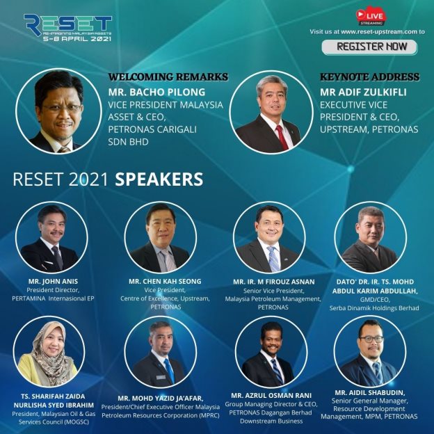 Reset 2021 By Petronas Delegate And Visitor Registration Is Now Open