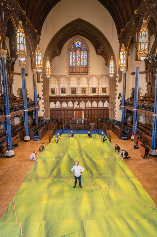 University of Glasgow unveils gigantic map for biggest ever historical ...