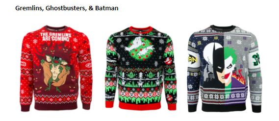 PR Official geeky Xmas knitted sweaters revealed just in time for Halloween